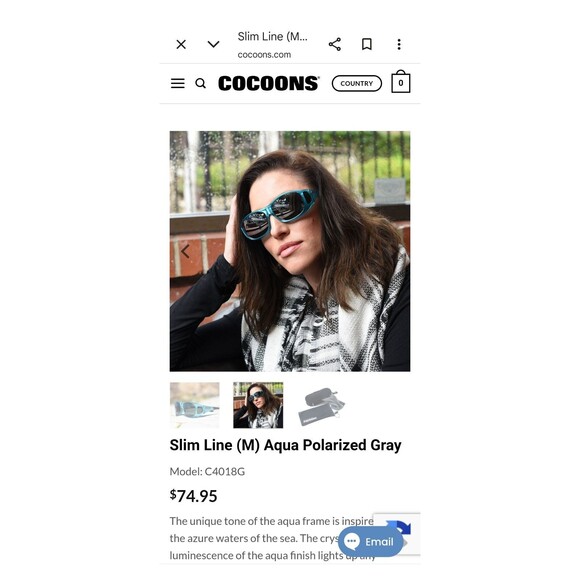 Cocoons Pilot Turquoise Fit Over Sunglasses C3018V    53 main image 15